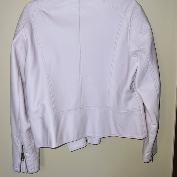 Women’s faux leather Moto Jacket XL Blush Pink - Picture 5 of 10
